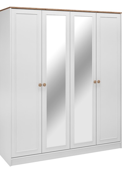 Smart 4 Kapılı Aynalı Dolap %100 Mdf Smartxlayn fiyatları