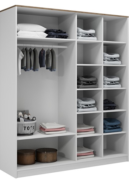 Smart 4 Kapılı Aynalı Dolap %100 Mdf Smartxlayn modelleri