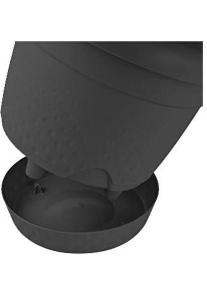 KRS-342 Dekoratif Inci Bitki Çiçek Saksı Takımı 2.2 Litre No 2 Kahverengi