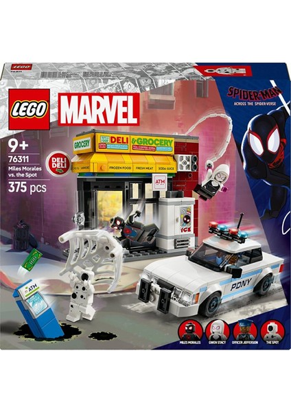 76311 Marvel Spider-Verse: Miles Morales, Spot'a Karşı modelleri