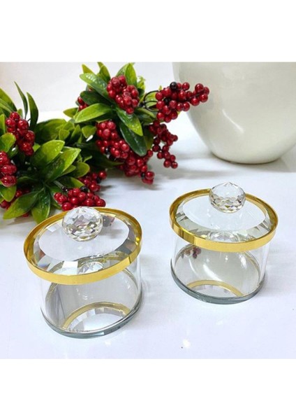 El Yapımı Lüks Cam Takı ve Yüzük Kutusu, Şık Dekoratif Tasarım, 1 Adet indirimleri