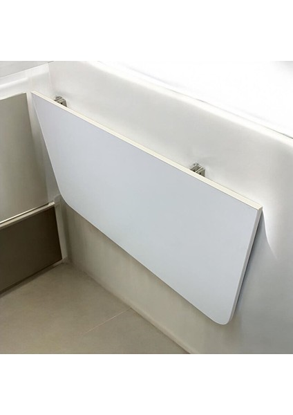 Açılır Kapanır Çalışma Masası Mutfak Masası Katlanır Duvar Masası Beyaz 60X45 cm