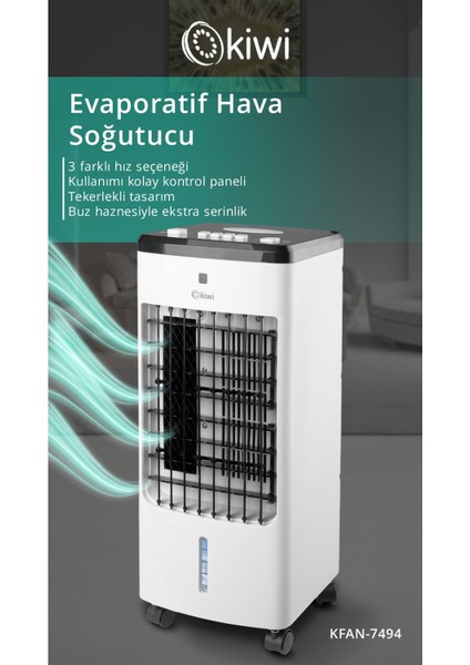 3'ü 1 Arada Hava Temizleyici Nemlendirici Soğutucu Beyaz fiyatları