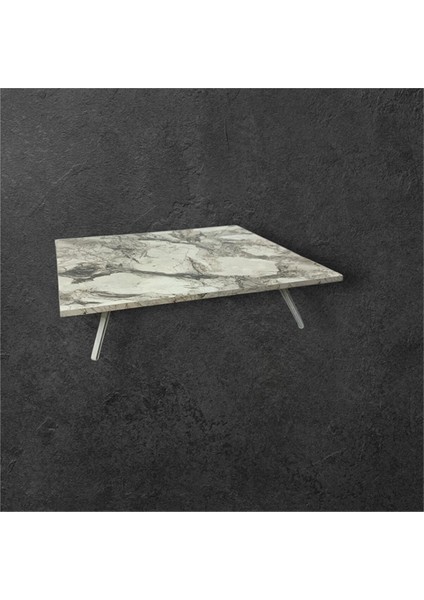 Kare Yer Sofrası Mutfak Sofrası Kolay Taşınabilir 90 x 90 cm Balkon Sofra