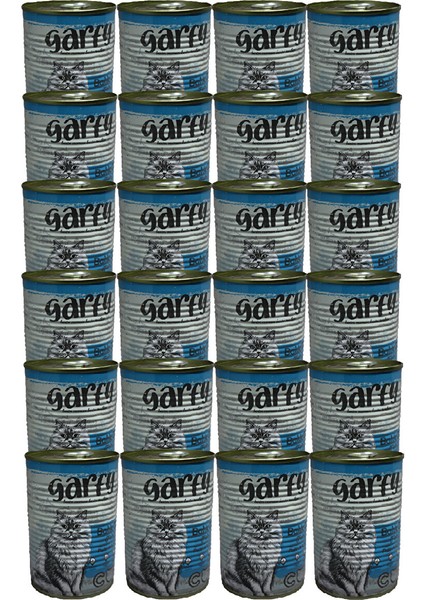 Garfy Balık Etli Yetişkin Kedi Konserve 400 gr x 24 Adet