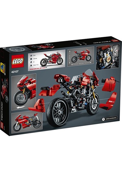 Technic 42107 Ducati Panigale V4 R Motorsiklet (646 Parça) indirimleri