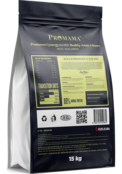 Cynergy Mini - Küçük Irk Yetişkin Maması 15 Kg. fiyatları