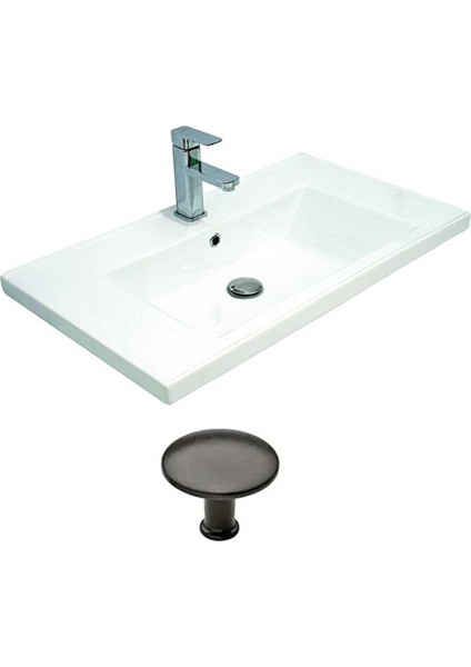 Home Tiflis 65 cm Mdf Banyo Dolabı Seti Antrasit