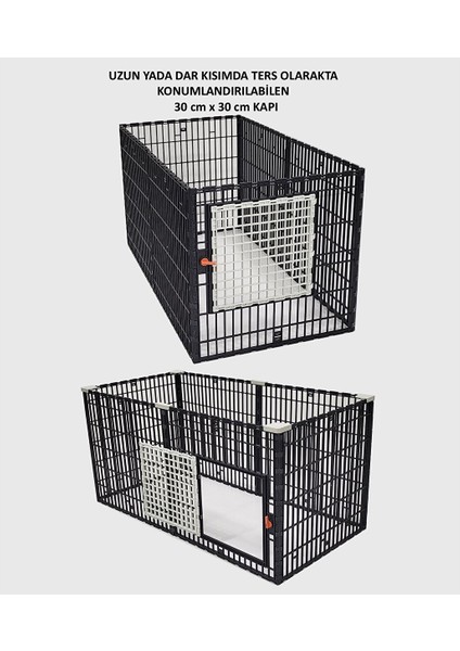 100CM x 50CM x 50CM Kedi, Köpek, Tavşan, Ginepig, Eğitim, Oyun Çiti ve Kafesi modelleri