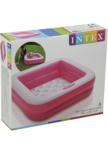 Mini Kare Havuz Pembe 85X85X23 cm fiyatları