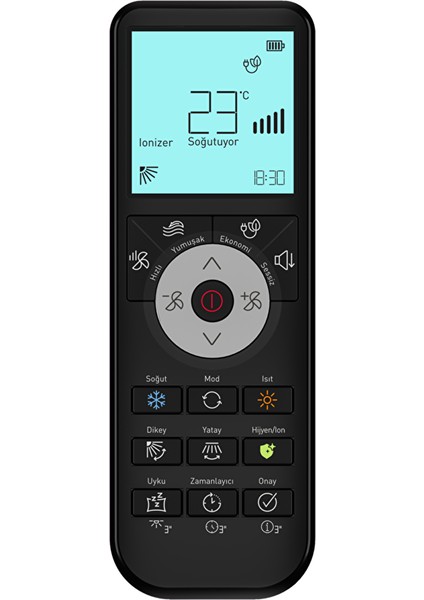 09560 Hp Ultra Hijyen Black 9.000 Btu A++ Inverter Klima modelleri