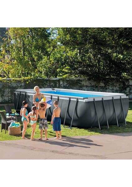 26356NP Ultra Xtr Dikdörtgen Prefabrik Aile Havuzu 549X274X132CM Merdiven+Filtre+Örtü Set fiyatları
