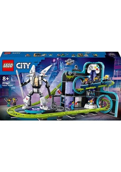 City 60421 Robot Dünyası Hız Treni Parkı (986 Parça) modelleri