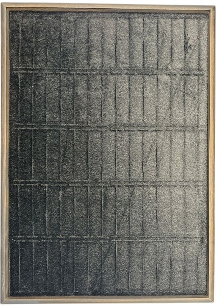 Ahşap Çerçeveli Kelepçe Bilezik Tablo, Siyah, 34,5X24,5X4,5 cm