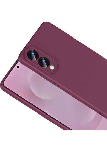 Galaxy S25 Edge Kılıf Mryn Mara Lansman Kapak - Koyu Mor