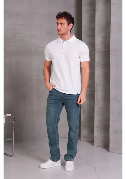 Erkek Slim Fit Pamuklu Yumuşak Doku Nefes Alan Kumaş Yakalı Tişört modelleri