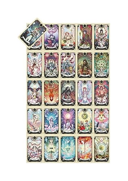Kitap Manga Tarot Takımı, 78 Kartlık Deste ve Rehber Kitap 2022, Rann & Barbaramoore