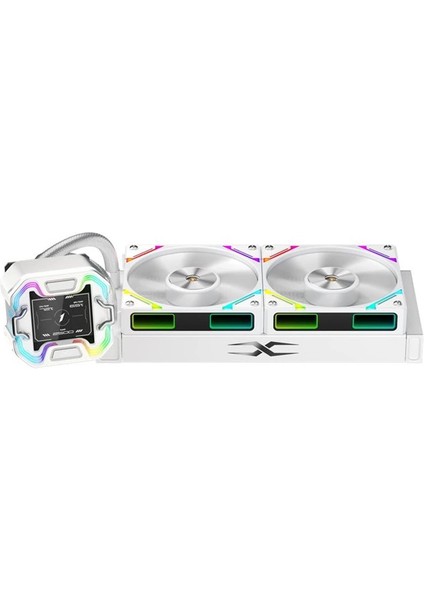 Ontech - 1st Player x Starshıp 240MM Beyaz Argb IPS 2.4" Dijital Ekranlı Am5,am4/lga 1851, Lga 1700 Premıum Işlemci Sıvı Soğutucu modelleri