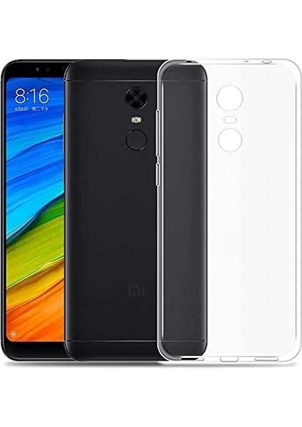 Xiaomi Redmi 5 Uyumlu Şeffaf Silikon Kılıf