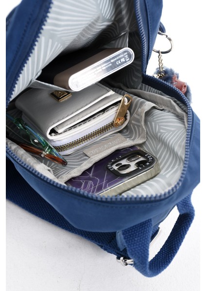 Unisex Kırinkıl Kumaş Suya Dayanıklı Ayarlanabilir Askılı Çok Bölmeli Siyah Renkli Omuz Çantası Body Bag