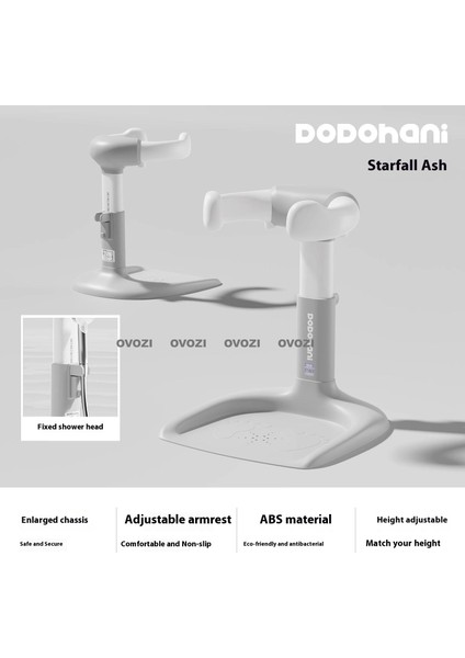 Ovozı Bebek Ayakta Kaymaz Banyo Standı Ayarlanabilir Katlanabilir Çocuk Banyo Cihazı (Yurt Dışından)