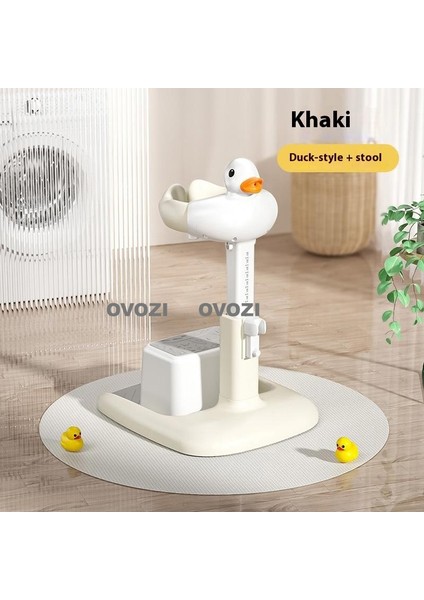 Ovozı Bebek Ayakta Kaymaz Banyo Standı Ayarlanabilir Katlanabilir Çocuk Banyo Cihazı (Yurt Dışından)