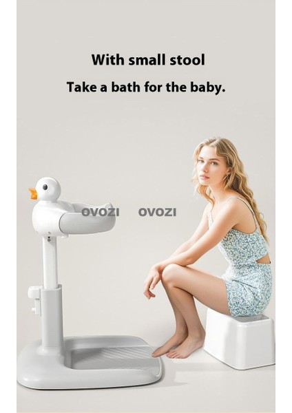 Ovozı Bebek Ayakta Kaymaz Banyo Standı Ayarlanabilir Katlanabilir Çocuk Banyo Cihazı (Yurt Dışından) fırsatları