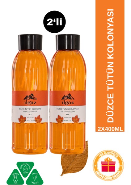 2 Adet Kalıcı Tütün Kolonyası 2 x 400 ml
