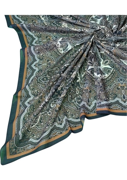 Mısırlı Eşarpları Büyük Boy Etnik Desenli Eşarp 120X120 cm modelleri