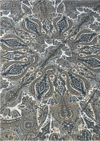 Mısırlı Eşarpları Büyük Boy Etnik Desenli Eşarp 120X120 cm fırsatları