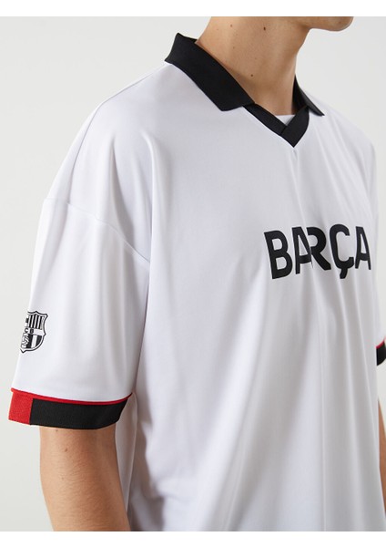 Yeni Sezon Polo Yaka Barcelona Baskili Erkek Taraftar Tisort - S5NQ43Z8 modelleri