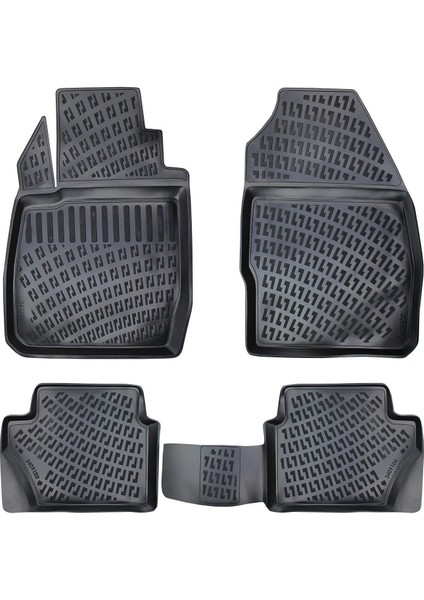 Ford Fusion 3D Siyah Havuzlu Paspas 2002 ve 2012