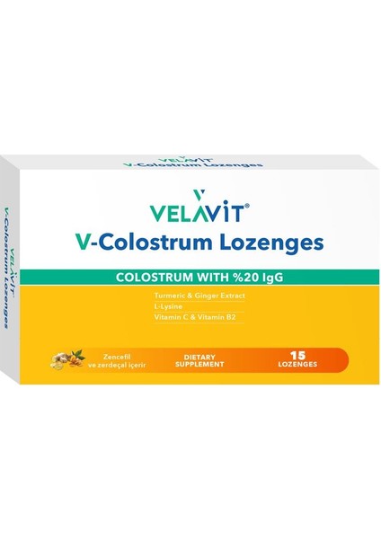 V- Colostrum Lozenges 15 Pastil