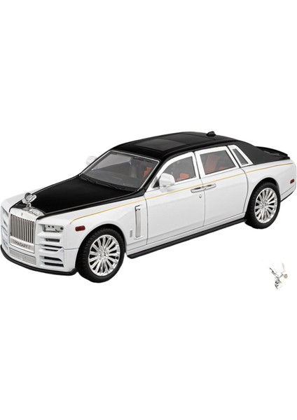 1:24 Büyük Fantom Alaşımlı Araba Modelinin Yükseltilmiş Versiyonu Ses ve Işık ile Gücü Geri Getirmek Için Çoklu Açık Kapı Yıldız Top Çocuk Oyuncakları (Yurt Dışından)