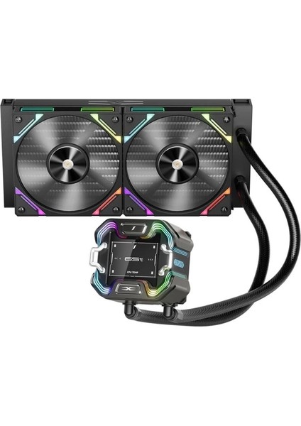 Ontech - 1st Player x Starshıp 240MM Siyah Argb IPS 2.4" Dijital Ekranlı Am5,am4 / LGA1851, Lg 1700 Premıum Işlemci Sıvı Soğutucu fiyatları
