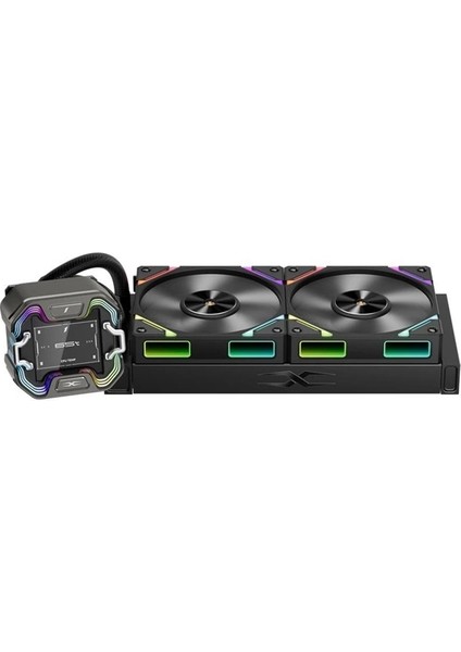 Ontech - 1st Player x Starshıp 240MM Siyah Argb IPS 2.4" Dijital Ekranlı Am5,am4 / LGA1851, Lg 1700 Premıum Işlemci Sıvı Soğutucu modelleri