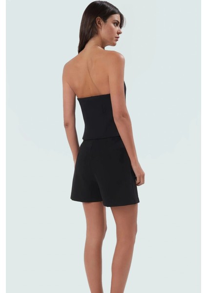 Rahat Yazlık Yelek Şort Takımı Finike Dokuma ve Çizgili Desen Günlük Kullanım Için modelleri