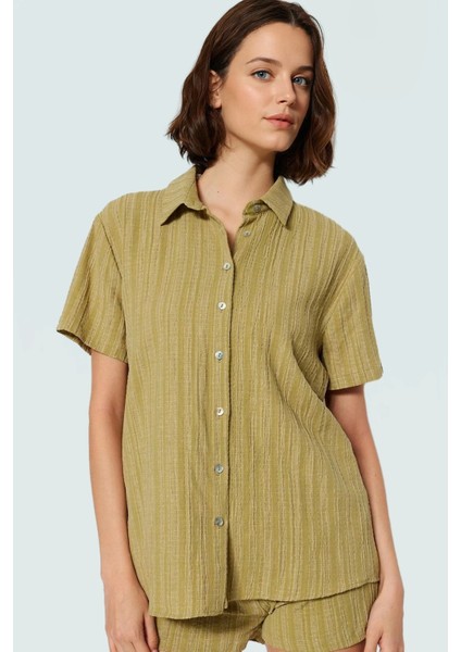 Dokuma Keten Karışımlı Oversize Plaj Şort Takım Yazlık Kombin Mükemmel Uyum Özel Tasarım