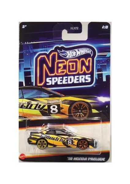 8'li Araba Seti - Hot Wheels Neon Speeders HLH72