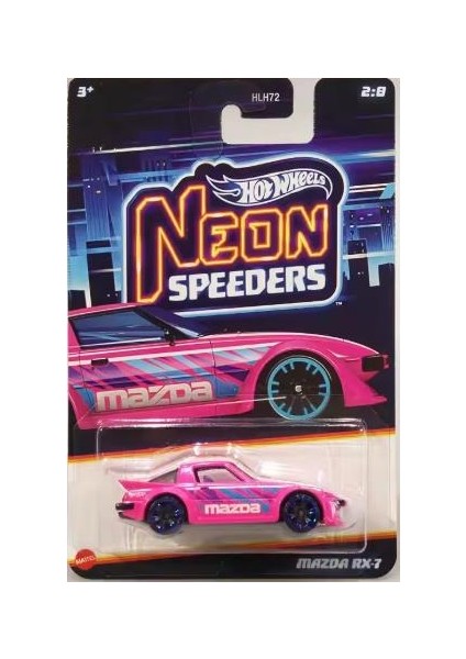 8'li Araba Seti - Hot Wheels Neon Speeders HLH72