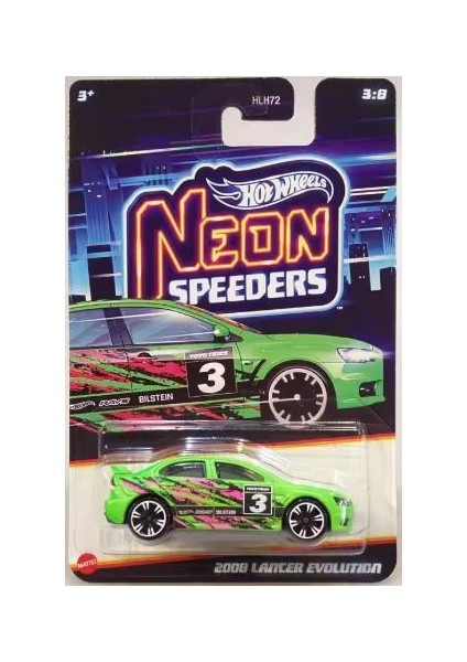 8'li Araba Seti - Hot Wheels Neon Speeders HLH72