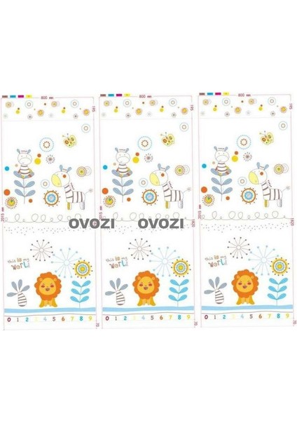 Ovozı 160×180×1.5CM Çift Taraflı Katlanabilir Bebek Emekleme Matı Oyun Paspasları ve Halıları (Yurt Dışından)