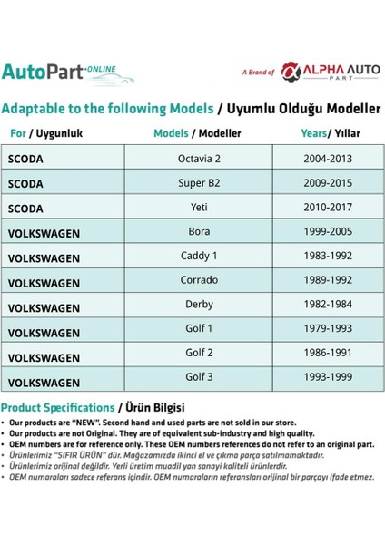 Chevrolet, Audi, Opel, Mercedes Için Davlumbaz Klipsi