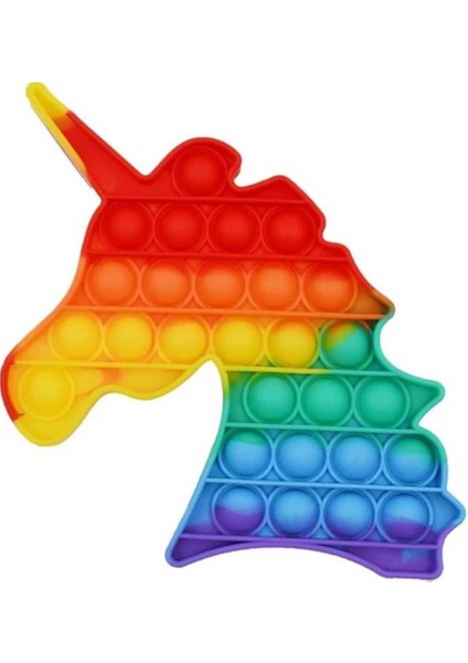 Popit Oyuncak Pop It Push Buble Fidget Unicorn Popit Zihinsel ve Duyusal Stres Oyuncağı Unicorn Popit Oyuncak indirimleri