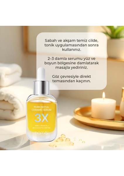 3x Pdrn Botul Ceramic Serum Somon Dna Lifting Etkili Doku Onarıcı Serum Kore 30ML
