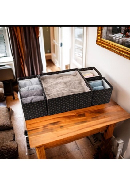 Siyah 4’lü Çekmece Içi Düzenleyici, Şık ve Fonksiyonel Organizer fiyatları