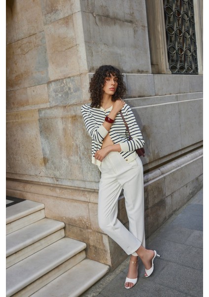 Beyaz Cilt Tek Bant Topuklu Kadın Terlik modelleri