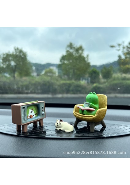 Kurbağa Süslemeleri Araba Takı Ofis Masa Süslemeleri (Yurt Dışından) modelleri