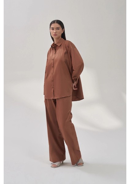 Baz Pantolon Kahve 24SS301