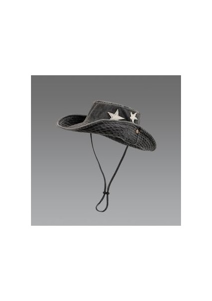 Yeni Yıldızlar Batı Kovboy Şapka Kadın Yaz Güneş Kremi Açık Balıkçı Şapka Oğlu Hızlı Kuru Dağcılık Güneş Şapkası (Yurt Dışından)